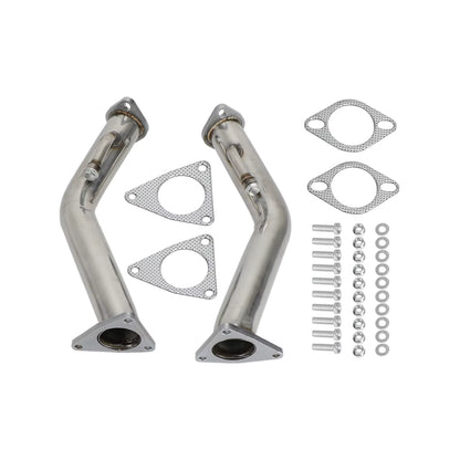2.5" Test Pipes Exhaust DownPipe For Nissan / Infinite  370Z G37 Q50 Q60 350Z