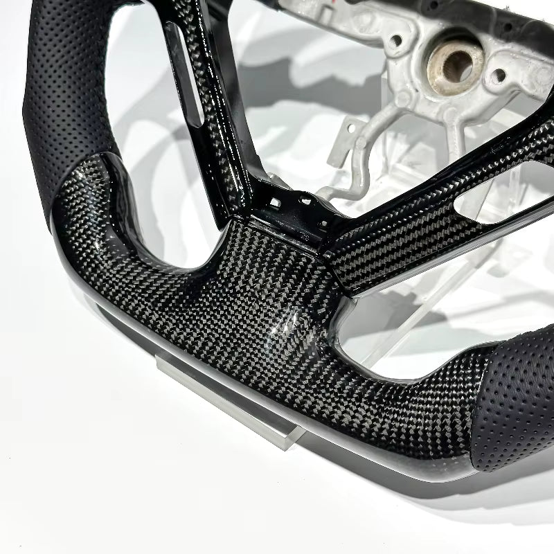 Infiniti G37 G25 Carbon Black  Leather Steering Wheel