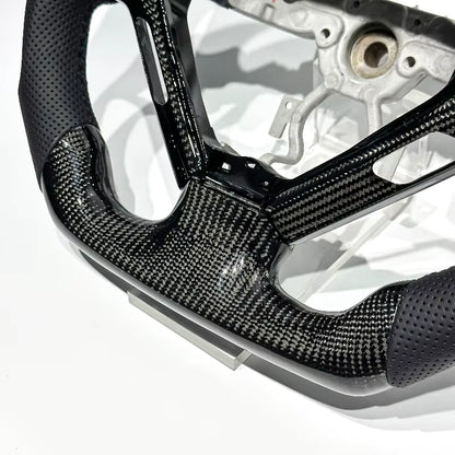 Infiniti G37 G25 Carbon Black  Leather Steering Wheel