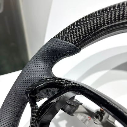 Infiniti G37 G25 Carbon Black  Leather Steering Wheel