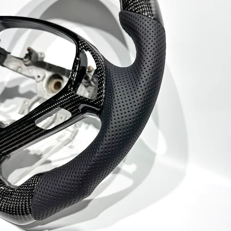 Infiniti G37 G25 Carbon Black  Leather Steering Wheel