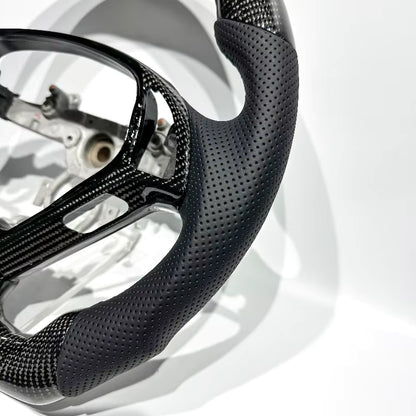 Infiniti G37 G25 Carbon Black  Leather Steering Wheel