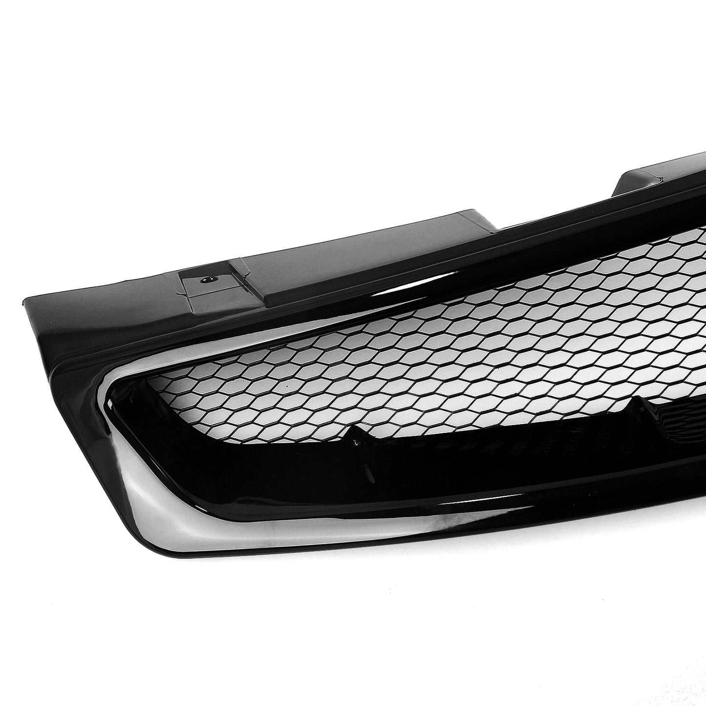 Front Bumper Grille / Upper Grill for Infiniti G35 2003-2007 2 Door Gloss Black
